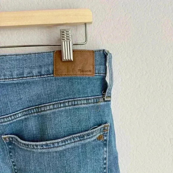 Madewell The Perfect Vintage High Rise Distressed Raw Hem Jeans Women’s Size 31 - Picture 9 of 14